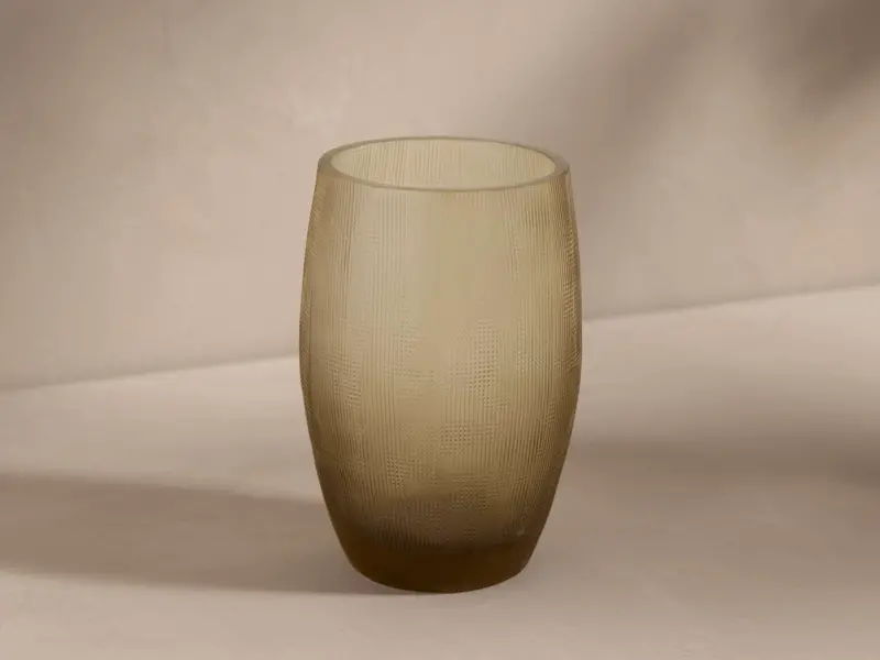 Abilene Olive Smoke Bath Tumbler – Ceramic Toothbrush Holder 1