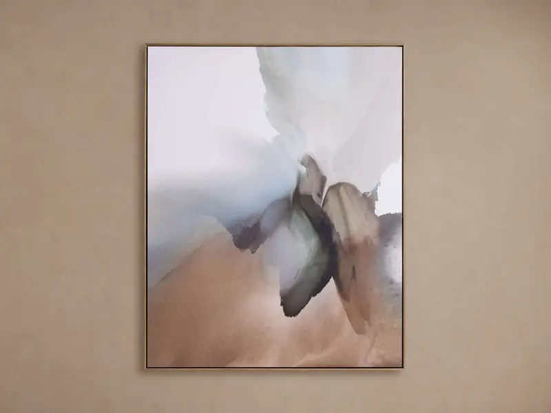 Abstract Motion Art Print In Framed Format 1