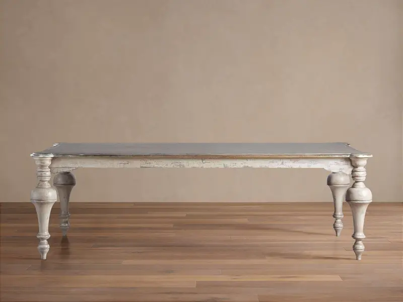 Alessia Bell’Arte Extendable Dining Table With Glass Top 1
