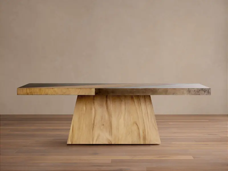 Almeria Solid Wood Extendable Dining Table 1
