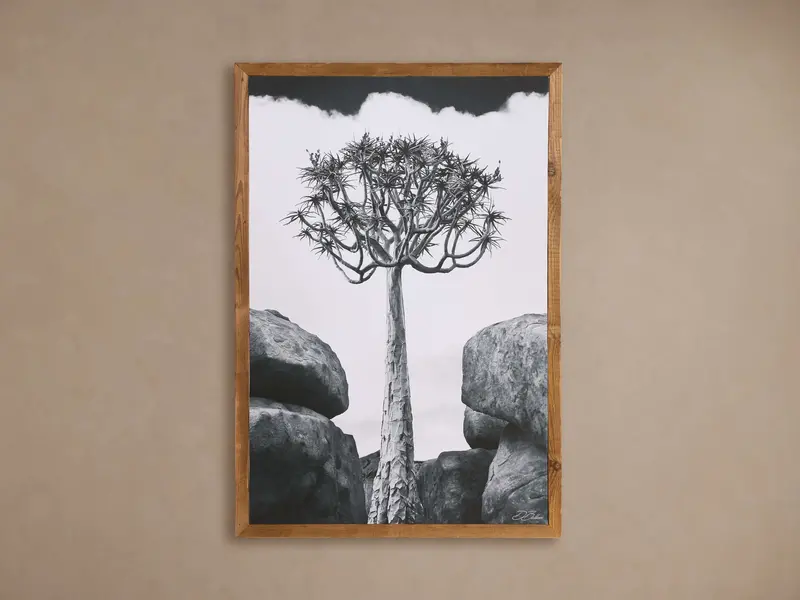 Aloidendron Botanical Art Print In Frame 1