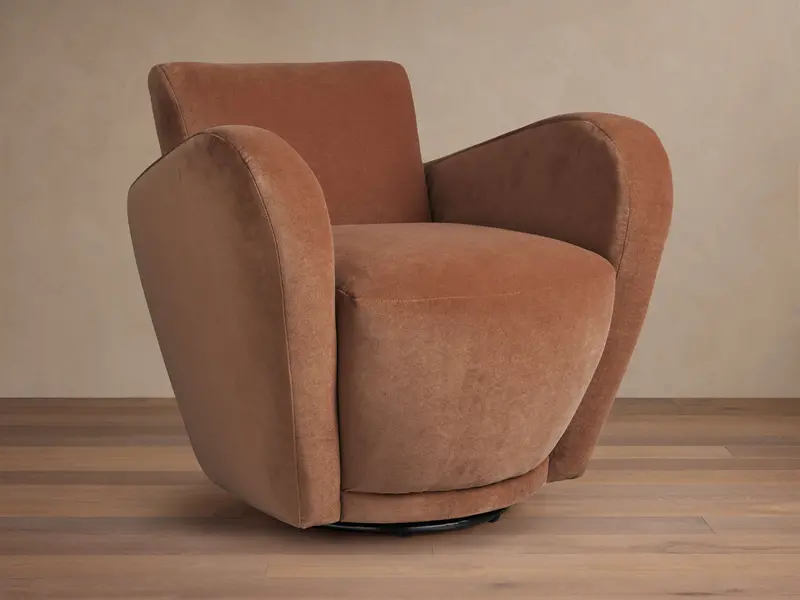 Amelia 360-Degree Swivel Accent Chair 1