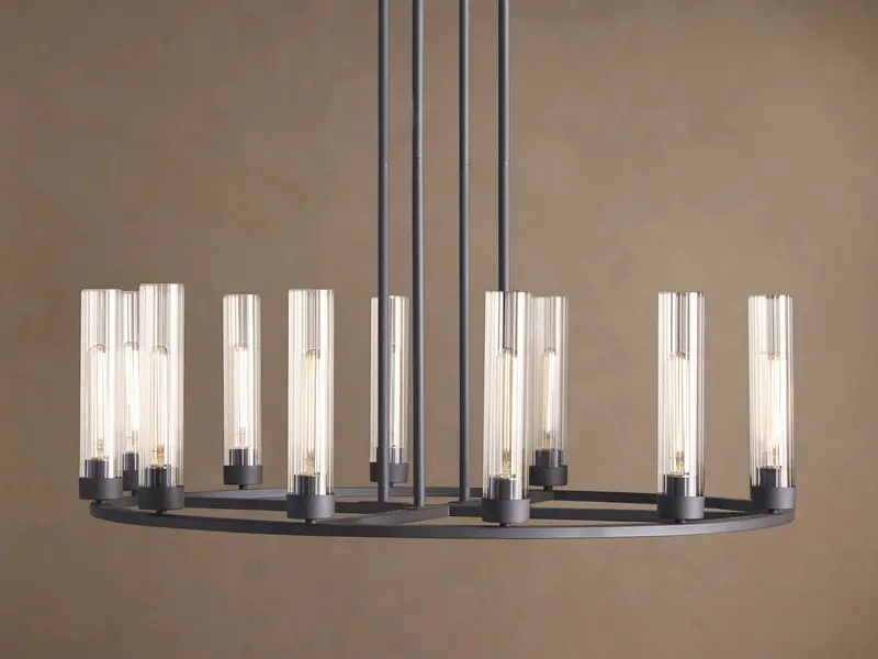 Andreas Round Designer Chandelier 1