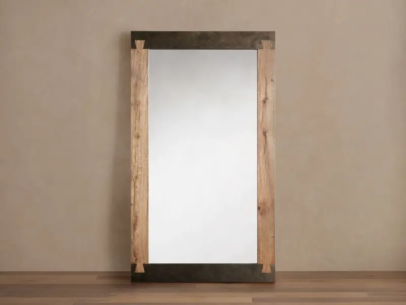 Andros Full-Length Floor Mirror With Slim Metal Frame 1