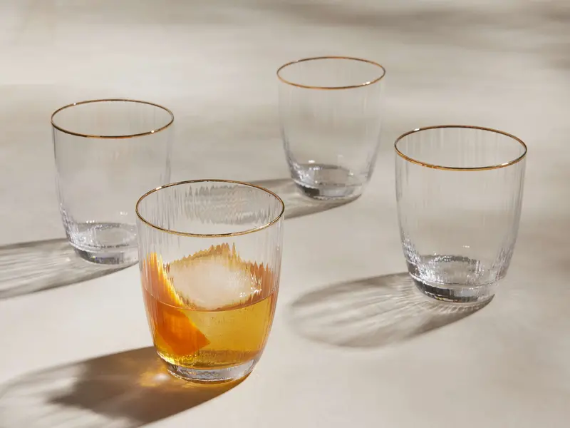 Anisa Set Of 4 Double Old Fashioned Drinking Glasses 1