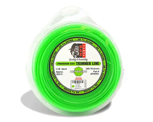 Ape Partz .080 In Heptagon Trimmer Line – 1 Lb Spool, Green 1