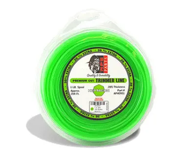 Ape Partz .095 In Heptagon Trimmer Line – 1 Lb Spool, Green 1