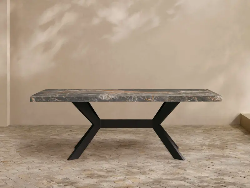 Apex-Base Outdoor Dining Table – Solid Teak Or Aluminum Options 1