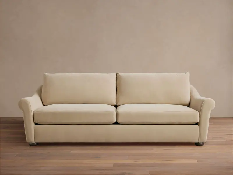 Archwood 108-Inch Modular Sofa – Quincy Fawn Leather 1