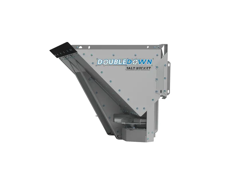 Arctic Doubledown Sectional Salt Spreader Bucket – 1-Yard Galvanized Steel (Ddsb-1Yd-G) 1