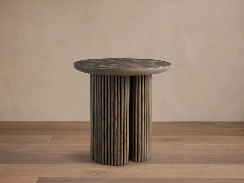 Astor Compact Round End Table 1