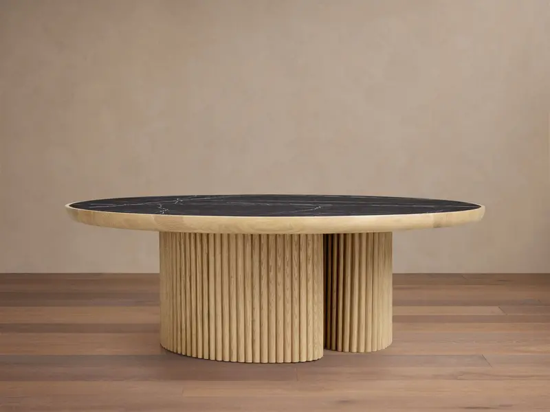 Astor Tempered Glass Round Coffee Table 1