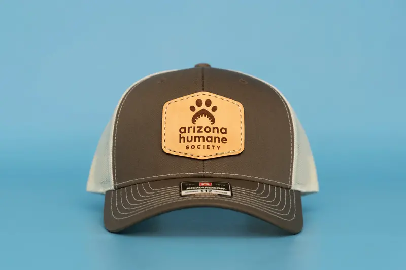 Authentic Leather Patch Company Hat – Brown & White (Ahs Edition) 1