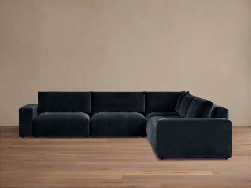 Banks Midnight Keegan Corner Sectional (Five-Piece) 1