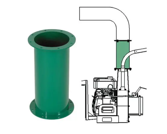 Billy Goat 812273 Vertical Loader Extension – 15.5 In. Height For Dl12–Dl18 Models 1