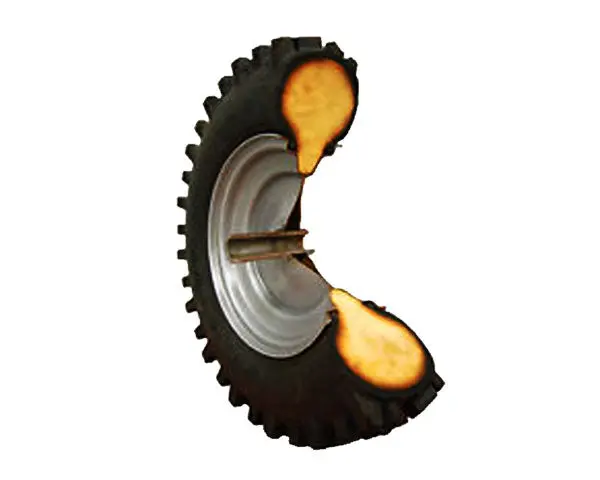 Billy Goat Non-Flat Pneumatic Tire Set — R&L For Bc2400 Series (#500371) 1