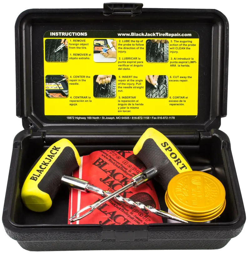 Blackjack Kt-220 Sport Handheld Tire Repair Kit – Portable Plug System 1