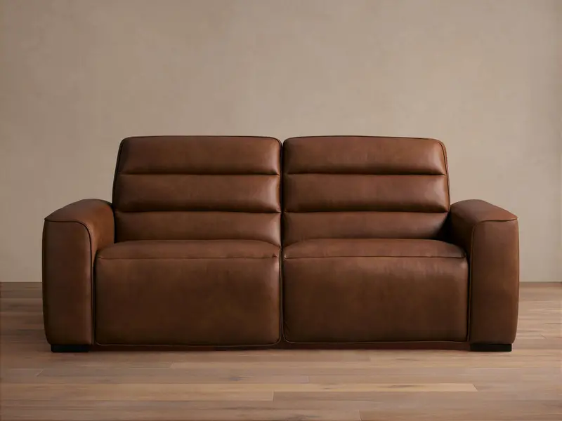 Borough Full-Grain Leather 2-Piece Motion Sofa Set 1