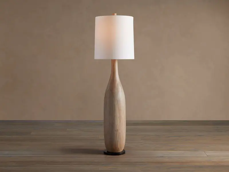 Briar Natural-Finish Floor Lamp 1