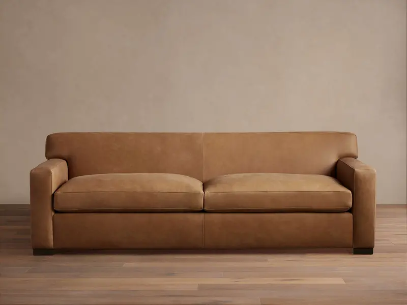 Bronte Full-Leather Sofa – Deep-Seated Comfort With Kiln-Dried Frame 1