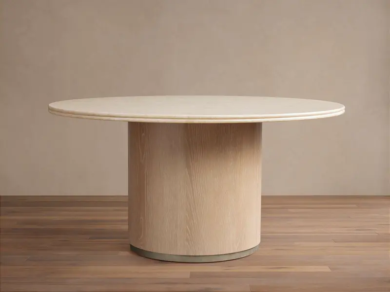 Caden Round Extendable Dining Table 1