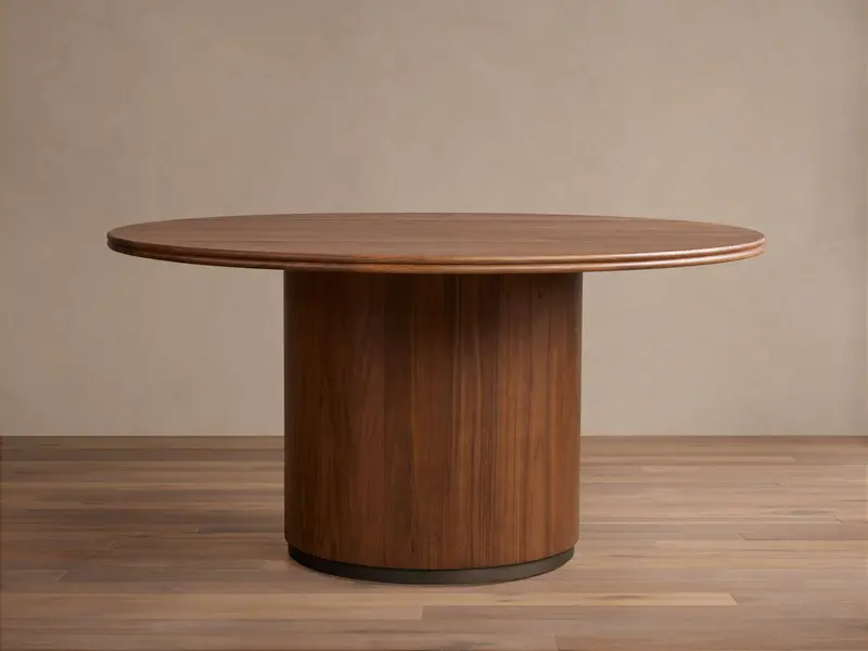 Caden Solid Wood Round Dining Table 1
