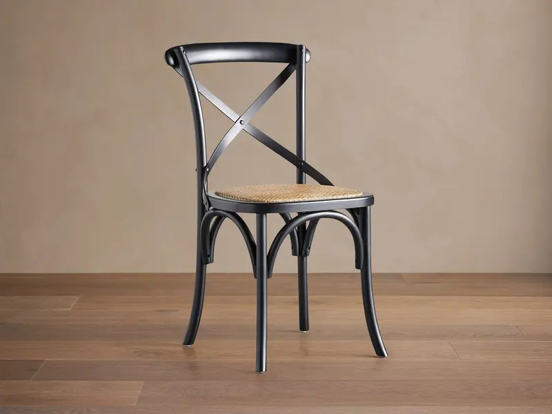 Cadence Rattan Dining Chair With Solid Wood Frame 1