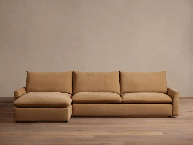 Calistoga Chaise Sectional – Two-Piece Modular Sofa Set 1