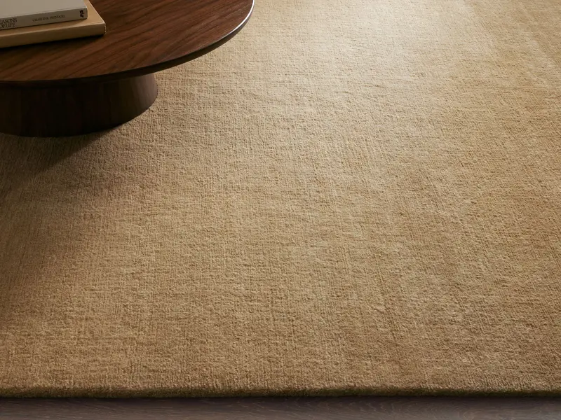 Cashmere-Blend Artisan-Knotted Area Rug 1