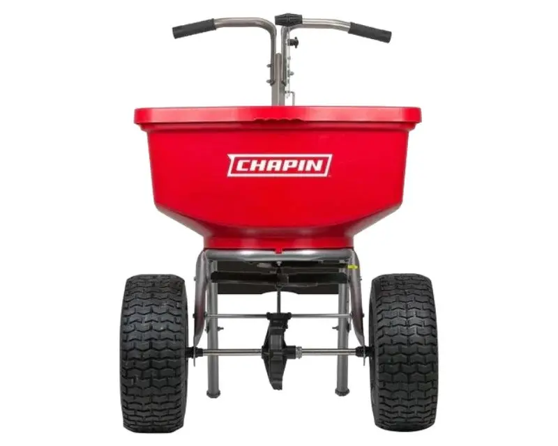 Chapin 80-Pound Professional Turf Spreader — Heavy-Duty Broadcast Applicator For Lawns (Model 8401C) 1