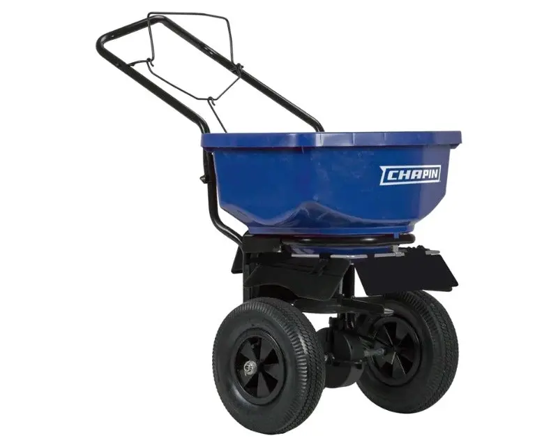 Chapin 80-Pound Residential Salt Spreader — Adjustable Baffle System For Even Winter De-Icing (Model 8201A) 1