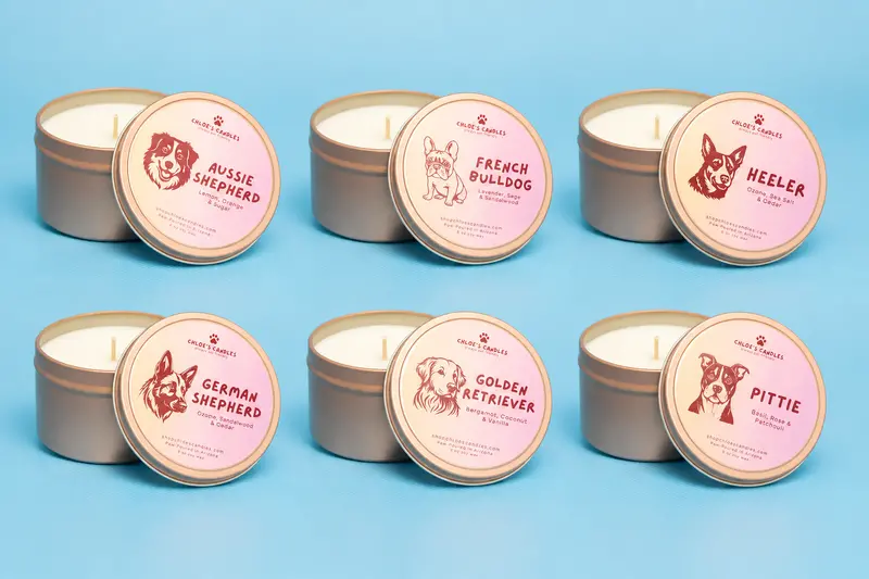 Chloe'S Candles: Scented Soy Candles Inspired By Dog Personalities 1