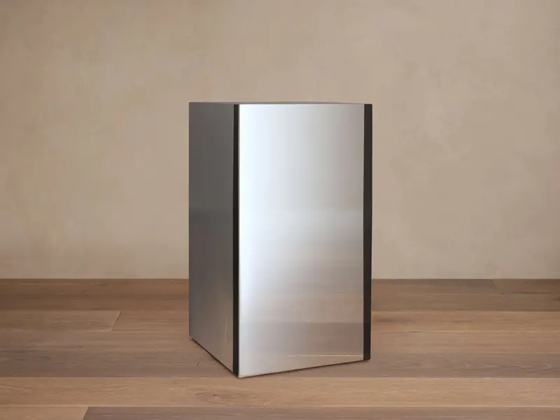Cinzia Chrome-Finished Pedestal Stand For Decor Or Plants 1