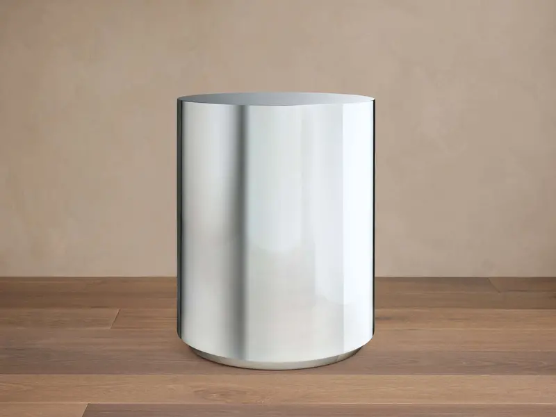 Cinzia Chrome Round Side Table 1