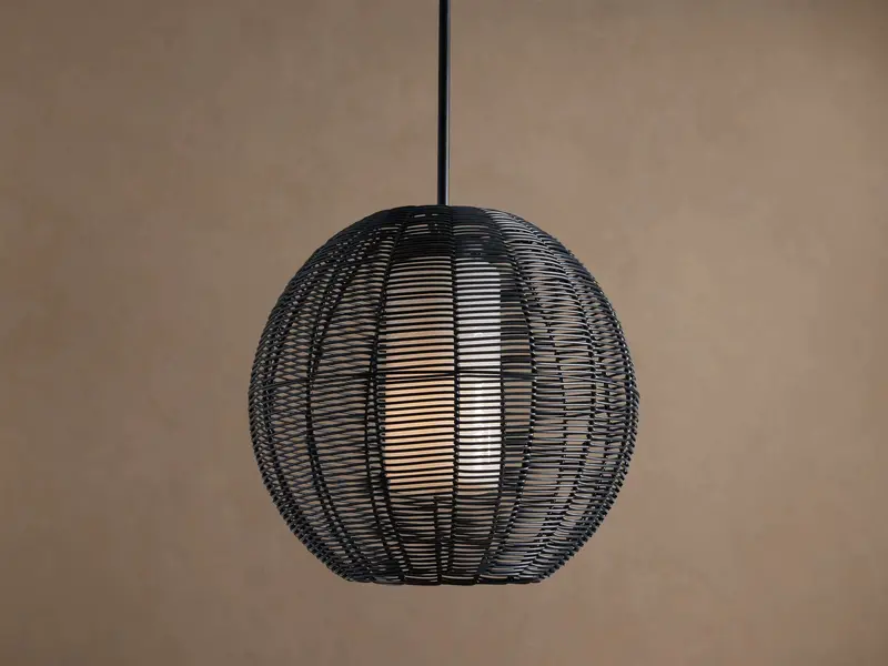 Cohen Globe Pendant Light – Outdoor-Rated Metal & Glass Hanging Fixture 1
