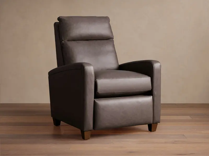 Colfax Power-Adjustable Leather Recliner 1