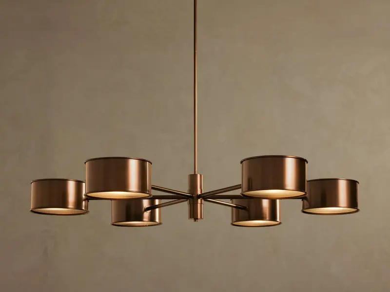 Daphne Round Metal Pendant Chandelier 1