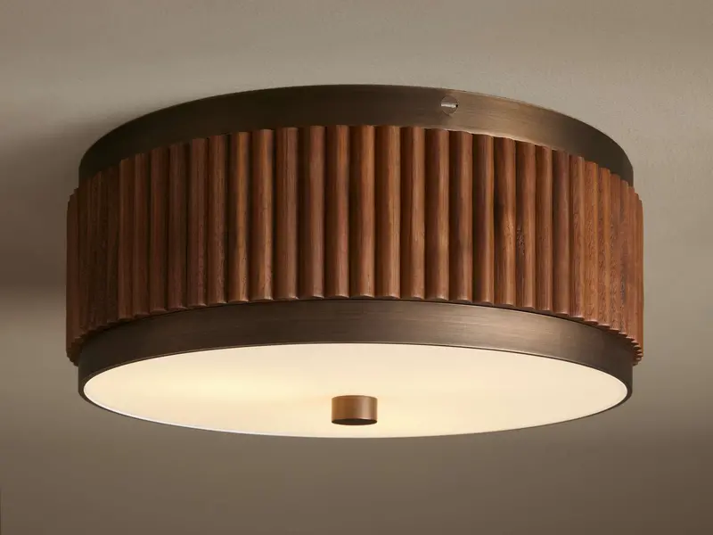 Decan Sleek Flush Mount Ceiling Light 1