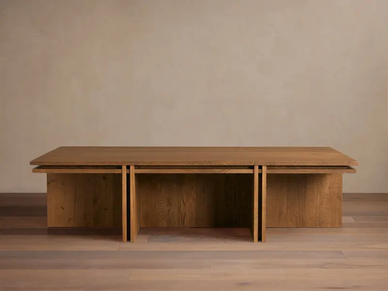 Eaves Solid Wood Coffee Table 1