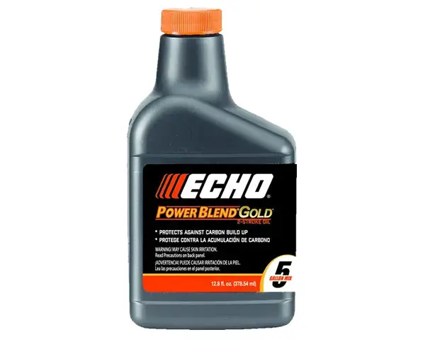 Echo Powerblend Gold 2-Cycle Oil – 13 Oz Pre-Mixed Bottle For 5-Gallon Fuel Blend (Model 6450005G) 1