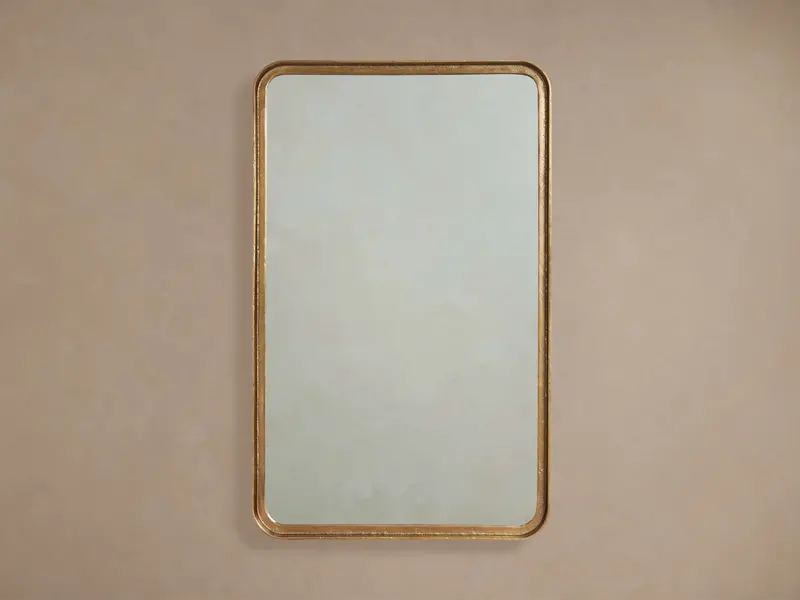 Elayna Oval Wall Mirror With Subtle Beveled Edge 1