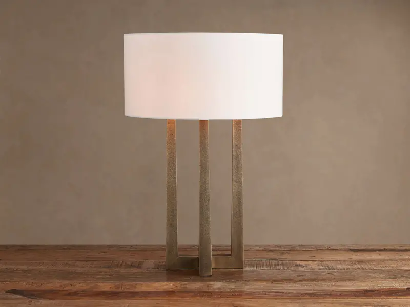 Emmet Adjustable Table Lamp With Metallic Finish 1