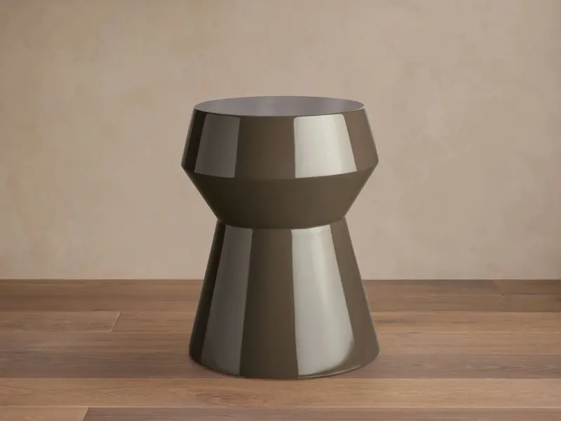 Eris Sleek Lacquer Seating Stool 1