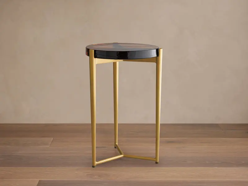 Ezio Solid Wood Martini Side Table 1