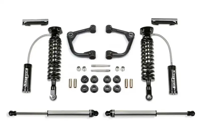 Fabtech K2261Dl Uniball Upper Control Arm System With Dual-Level Reservoir Shocks For 2015–2020 Ford F-150 2Wd 1