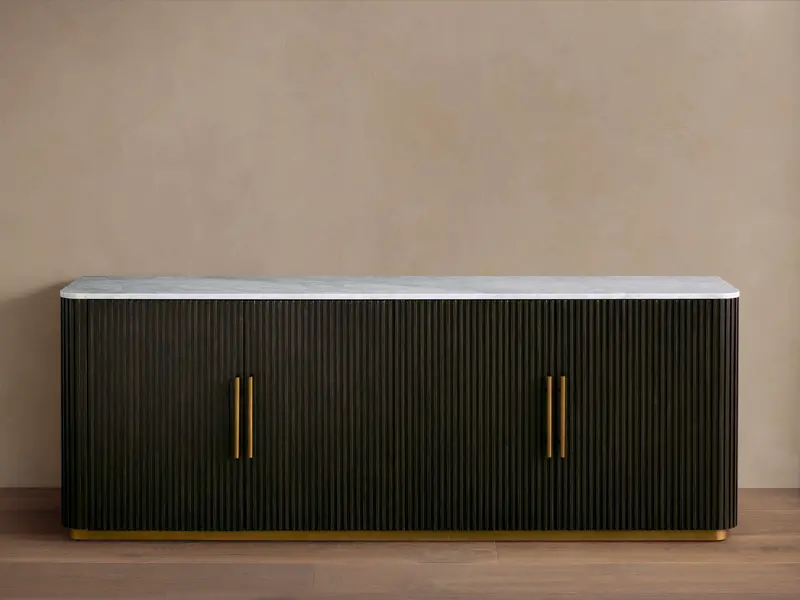 Finnley Minimalist Plinth Sideboard Cabinet 1