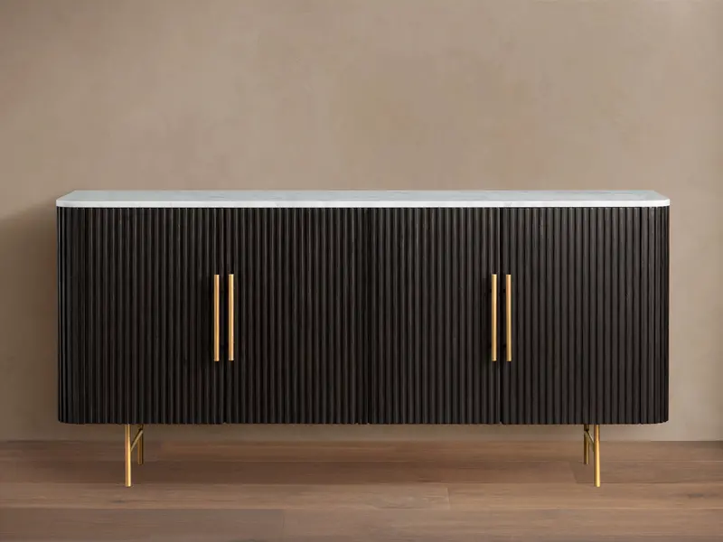 Finnley Rustic Wood Sideboard Cabinet 1