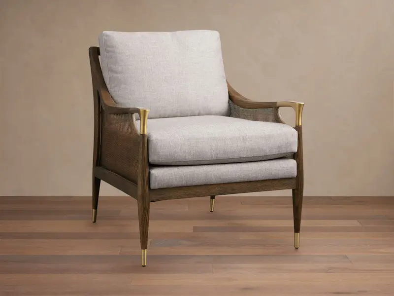 Fisher Cane-Back Dining Or Accent Chair 1
