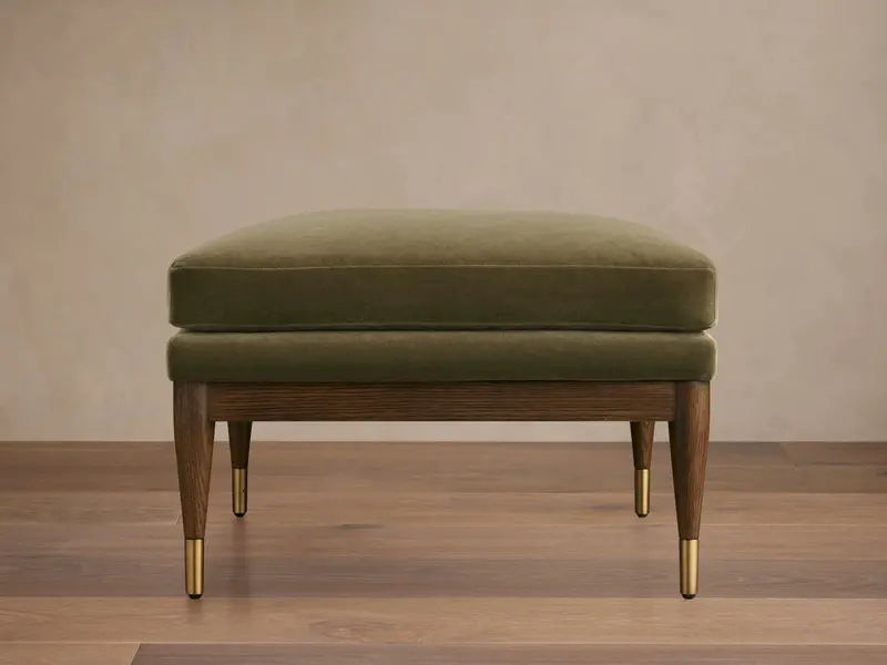 Fisher Upholstered Square Ottoman 1
