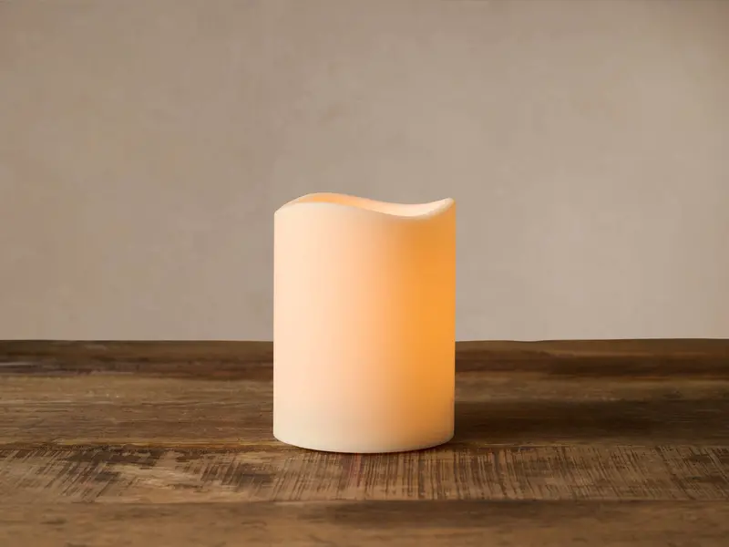 Flicker-Free Outdoor Led Candles – Set Of 2, Battery-Powered & Flameless 1